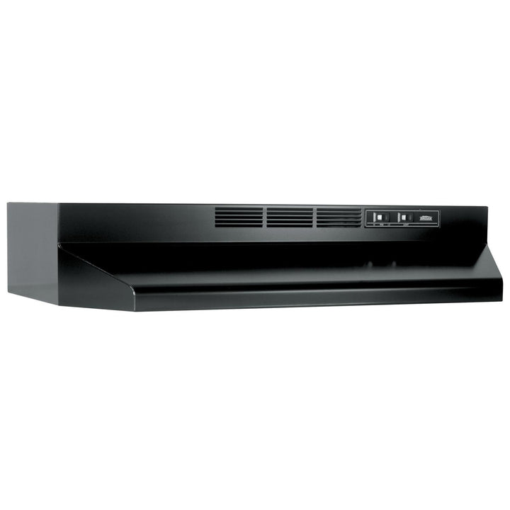 BROAN 413023 30-Inch Ductless Under-Cabinet Range Hood, Black