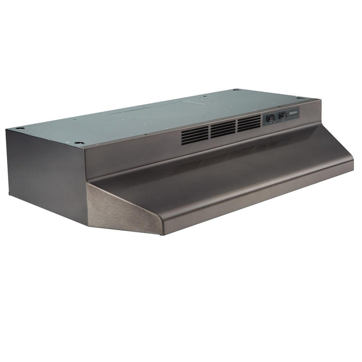 BROAN F4030BLS 30-Inch Convertible Under-Cabinet Range Hood, 230 Max Blower CFM, Black Stainless Steel