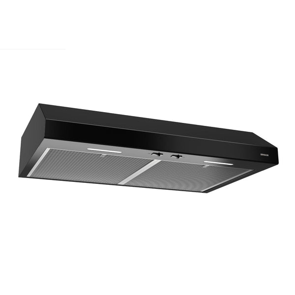 BROAN BCSEK130BL 30-Inch Convertible Under-Cabinet Range Hood, ENERGY STAR R , 300 Max Blower CFM, Black