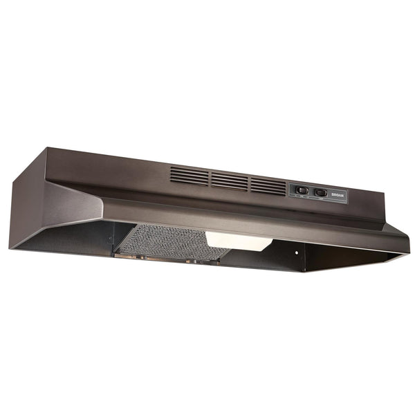 BROAN F4030BLS 30-Inch Convertible Under-Cabinet Range Hood, 230 Max Blower CFM, Black Stainless Steel