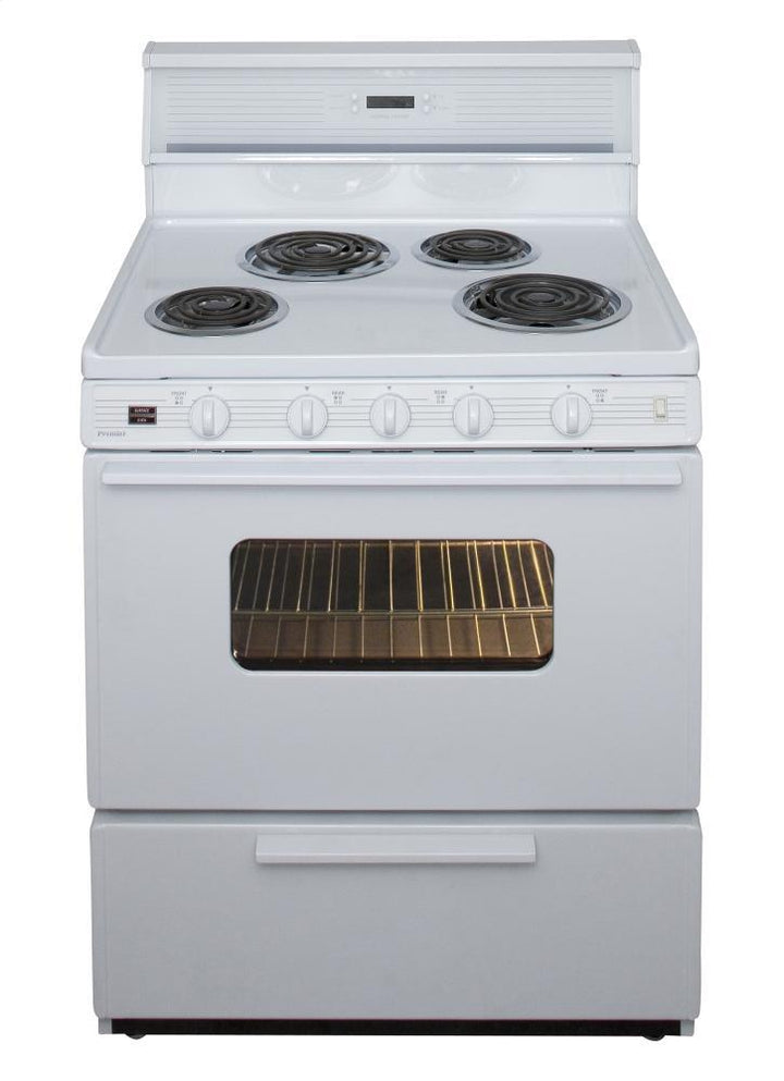 PREMIER EDK240OP 30 in. Freestanding Electric Range in White