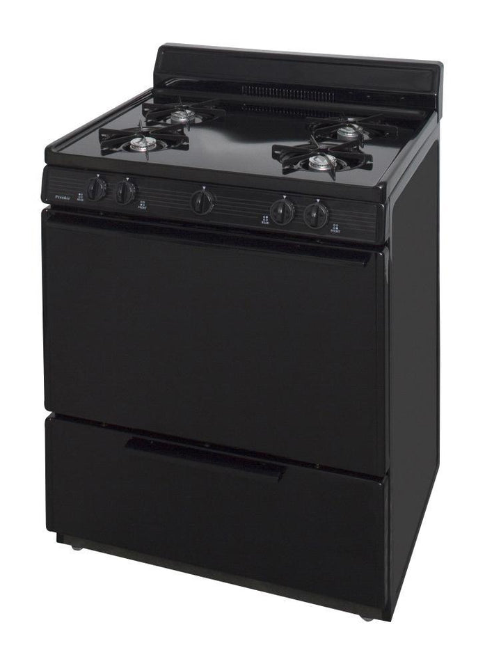 PREMIER SFK100BP 30 in. Freestanding Gas Range in Black