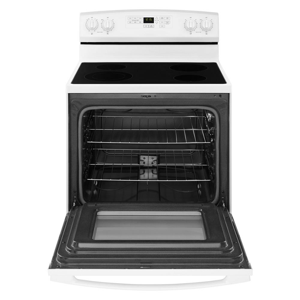 AMANA AER6603SFW 30-inch Amana R Electric Range with Extra-Large Oven Window