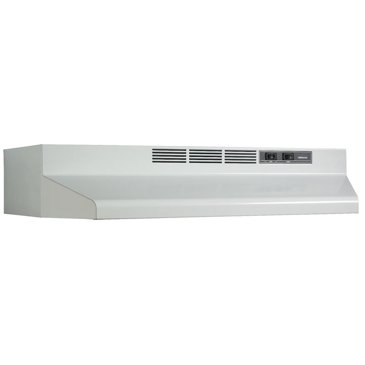 BROAN F402401 24-Inch Convertible Under-Cabinet Range Hood, 230 Max Blower CFM, White