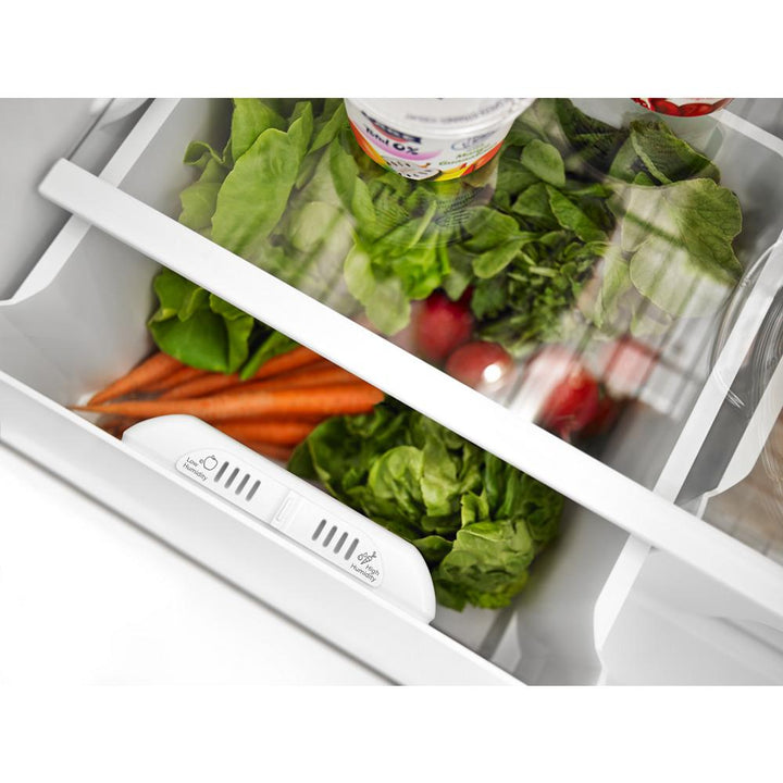 AMANA ART308FFDW 30-inch Wide Top-Freezer Refrigerator with Garden Fresh TM Crisper Bins - 18 cu. ft.