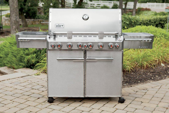 WEBER 7370001 SUMMIT R S-670 TM LP GAS GRILL - STAINLESS STEEL