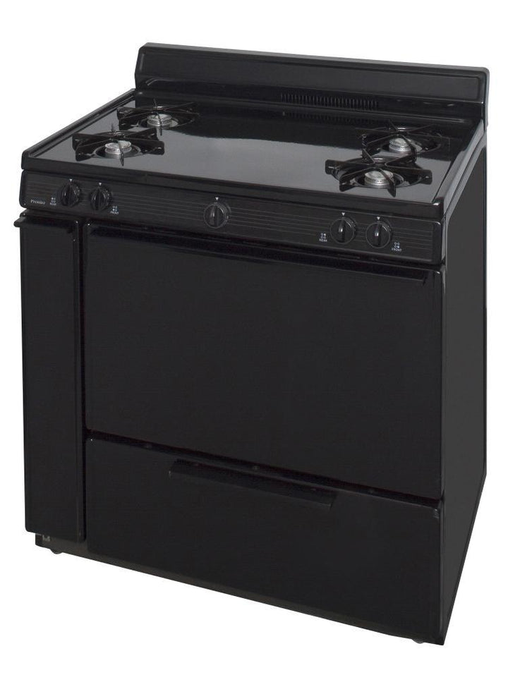 PREMIER SLK100BP 36 in. Freestanding Gas Range in Black