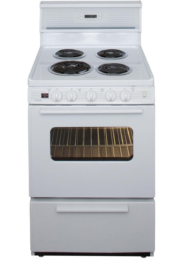 PREMIER ECK240OP 24 in. Freestanding Electric Range in White