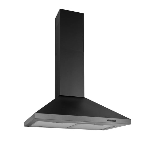 BROAN EW4830BLS Elite EW48 Series 30-Inch Pyramidal Chimney Range Hood, 460 Max Blower CFM, Black Stainless Steel