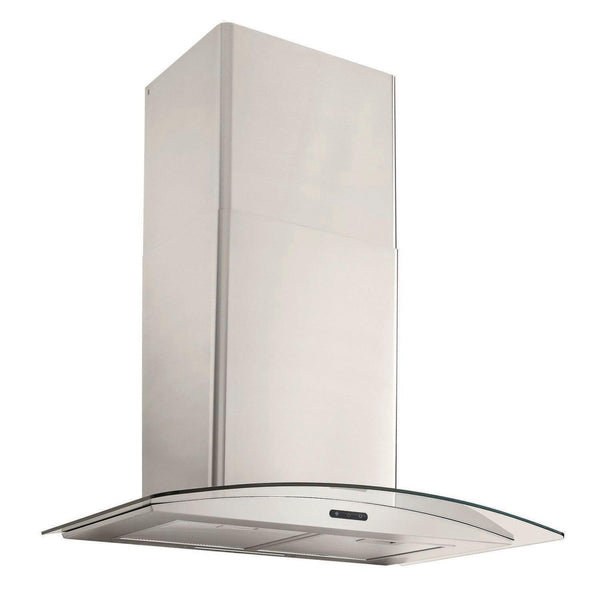 BROAN EW4630SS Elite EW46 Series 30-Inch Convertible Curved Glass Chimney Range Hood, 460 Max Blower CFM, Stainless Steel