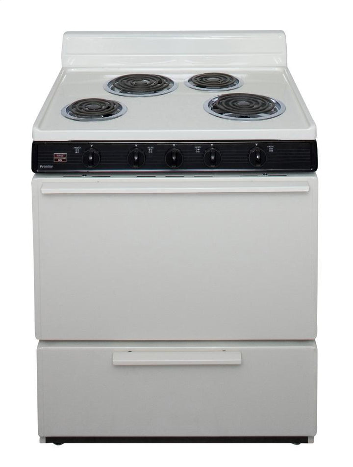 PREMIER EDK100TP 30 in. Freestanding Electric Range in Biscuit