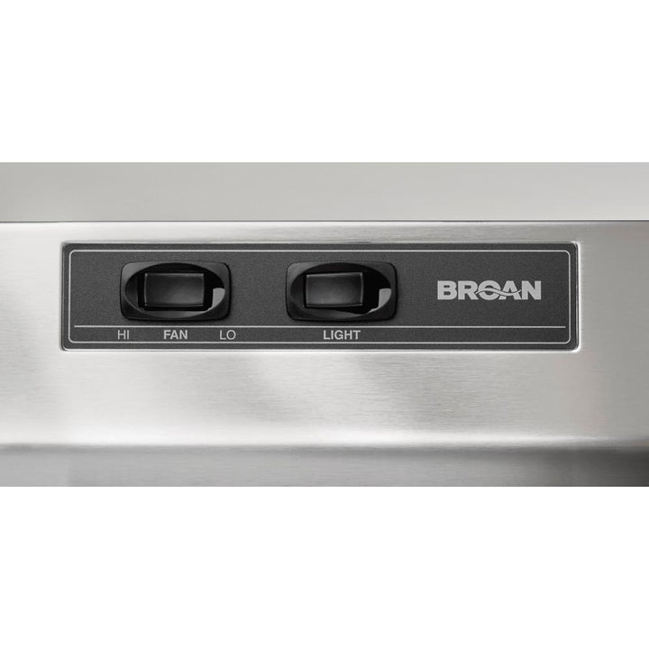 BROAN 403004 30-Inch Ducted Under-Cabinet Range Hood, 210 MAX Blower CFM, Stainless Steel