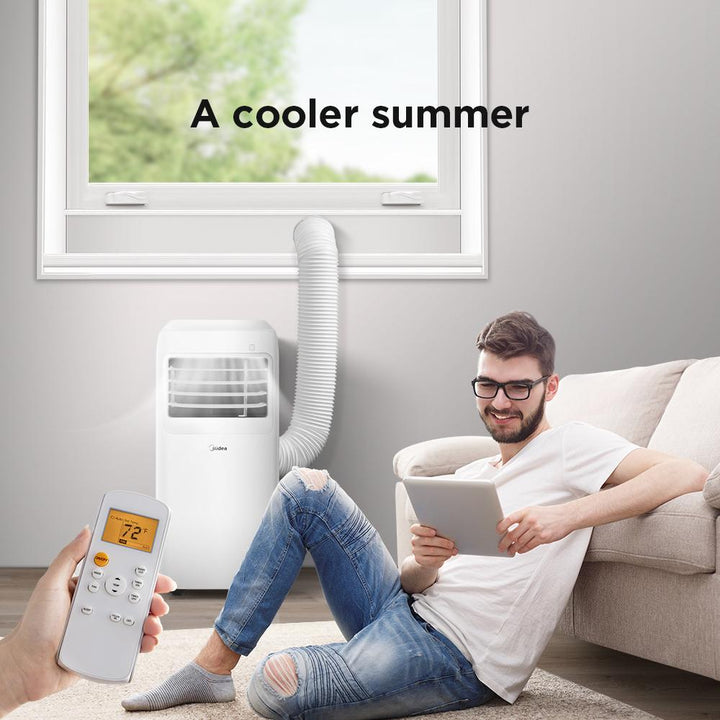 MIDEA MAP08R1CWT 8,000 BTU / 5,300 SACC Midea 3-in-1 Portable Air Conditioner