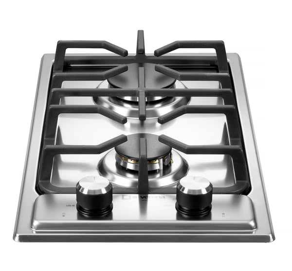 VERONA VDGCT212FSS Verona 12" Designer Gas Cooktop - Brass Burners - SS