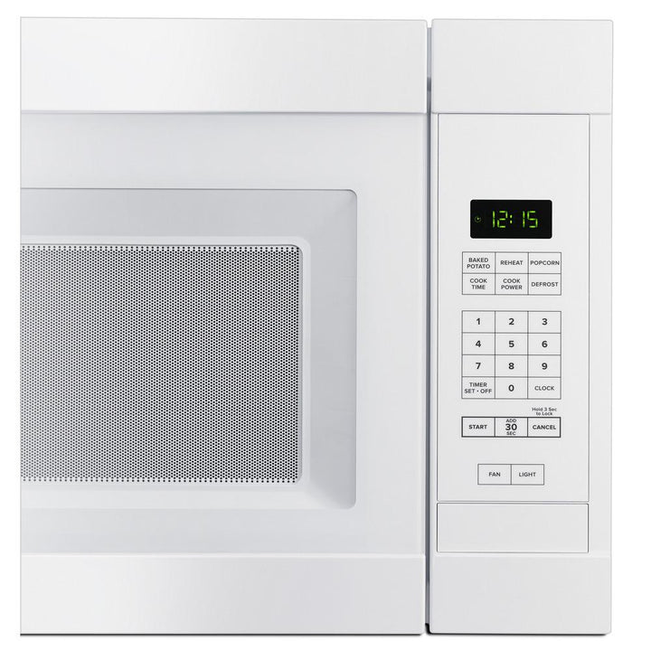 AMANA AMV2307PFW 1.6 Cu. Ft. Over-the-Range Microwave with Add 0:30 Seconds