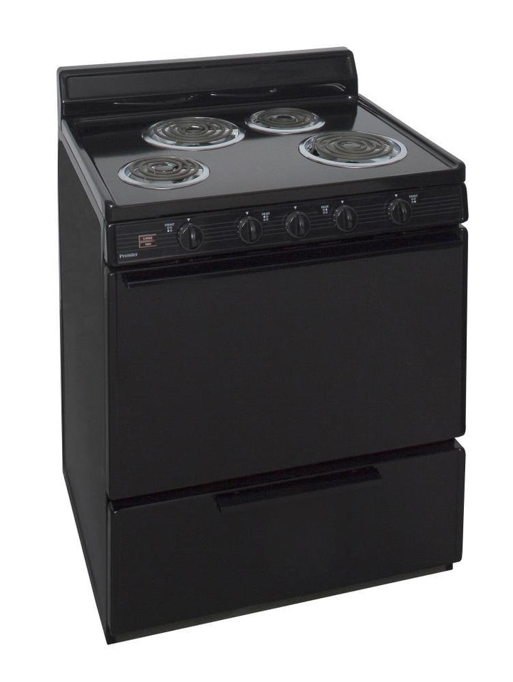 PREMIER EDK100BP 30 in. Freestanding Electric Range in Black