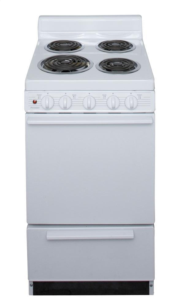 PREMIER EAK100OP 20 in. Freestanding Electric Range in White