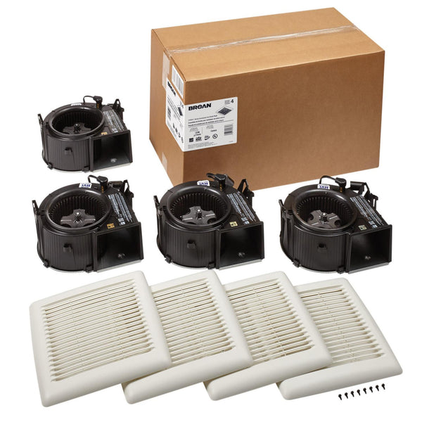 BROAN AE50110DCF Broan Flex TM Series Ventilation Fan Housing Pack with Flange Kit