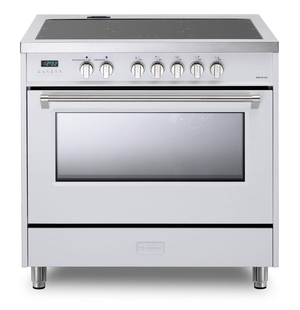 VERONA VDFSIE365W Designer 36" Induction Single Oven Range - White