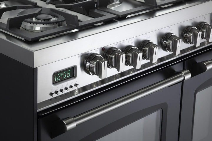 VERONA VPFSGE365DE Prestige 36" Dual Fuel Double Oven Range - Matte Black