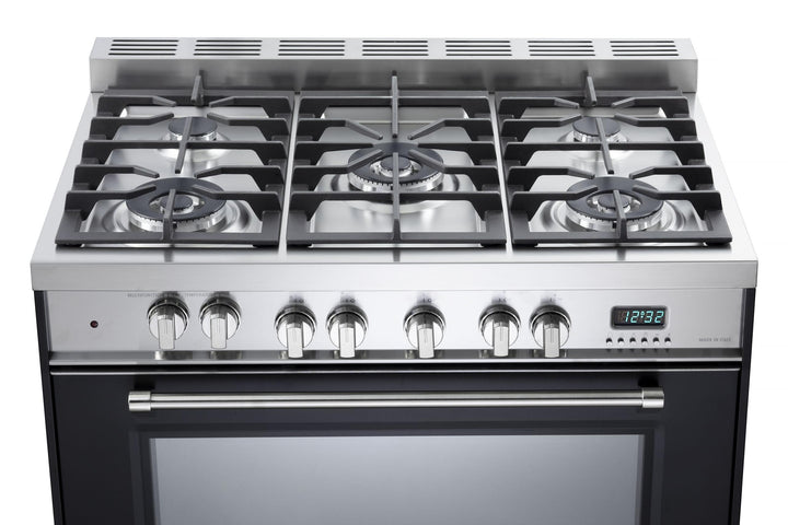 VERONA VPFSGE365E Prestige 36" Dual Fuel Single Oven Range - Matte Black