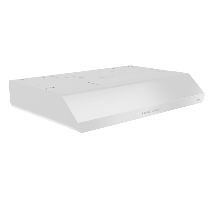 BROAN BKSH130WW Broan 30-Inch 300 Max Blower CFM 5.0 Sones White Range Hood