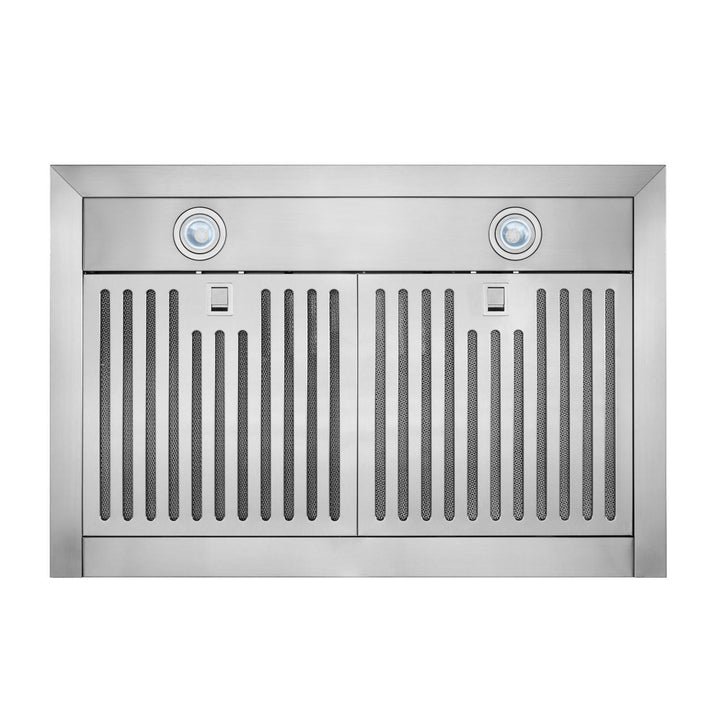 BROAN BWT2304SS 30-Inch Convertible Wall-Mount T-Style Chimney Range Hood, 450 MAX CFM, Stainless Steel