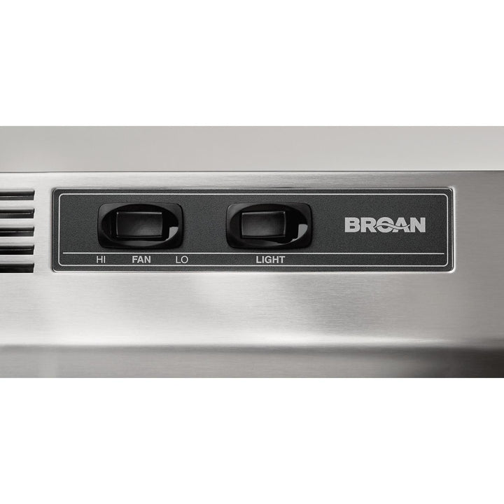 BROAN 413004 30-Inch Ductless Under-Cabinet Range Hood, Stainless Steel