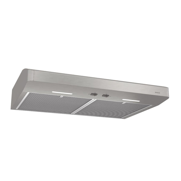 BROAN CRSF130SS Corteo 30-Inch Convertible Under-Cabinet Range Hood, 300 Max Blower CFM, Stainless Steel