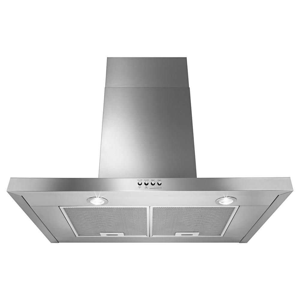 WHIRLPOOL WVW57UC0FS 30" Stainless Steel Wall Mount Flat Range Hood