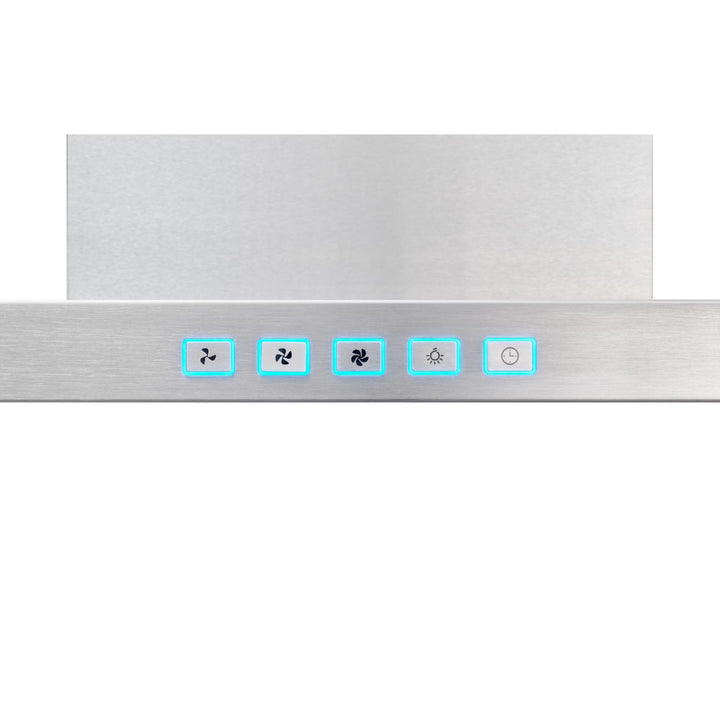 BROAN BWT2304SS 30-Inch Convertible Wall-Mount T-Style Chimney Range Hood, 450 MAX CFM, Stainless Steel