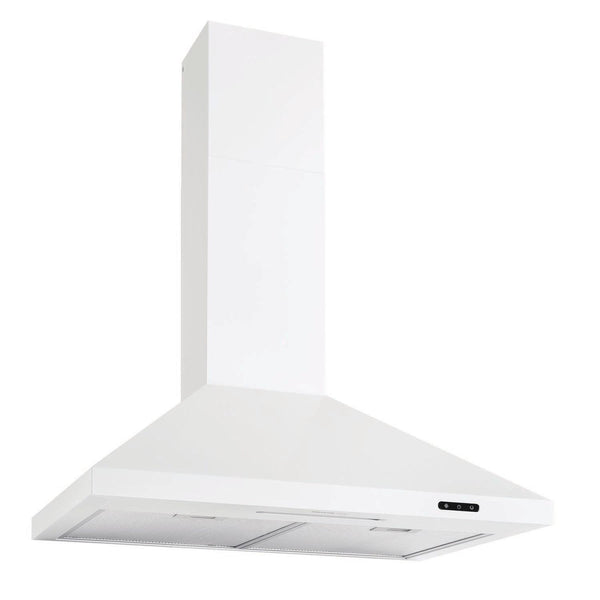 BROAN EW4830WH Elite EW48 Series 30-Inch Pyramidal Chimney Range Hood, 460 Max Blower CFM, White