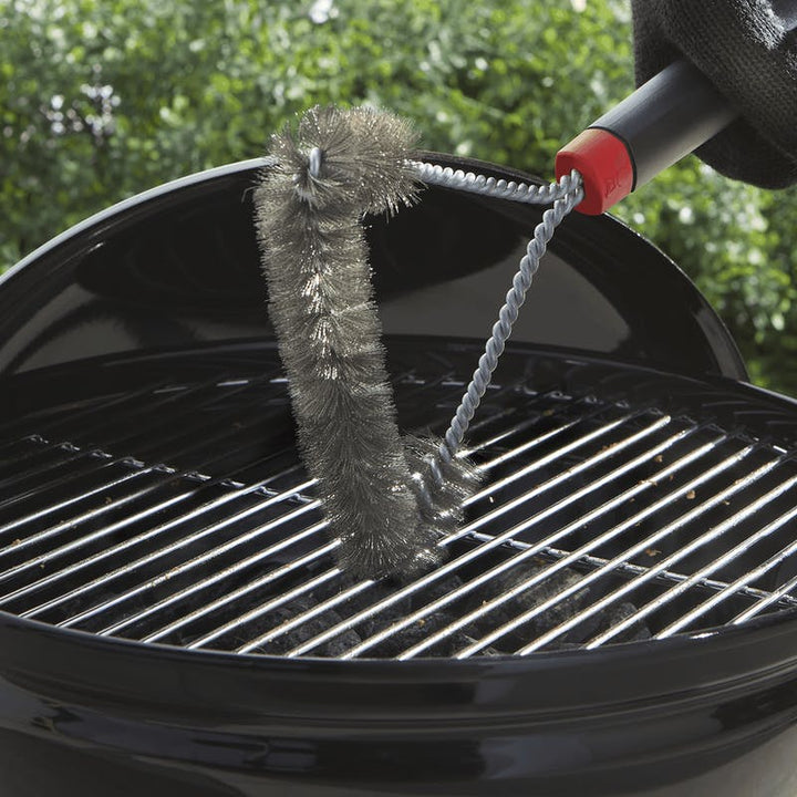 WEBER 6277 Grill Brush - 12" Three-Sided