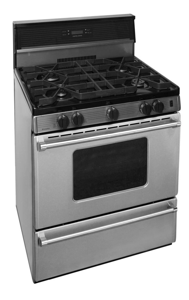 PREMIER P30S3402PS 30 in. ProSeries Freestanding Sealed Burner Gas Range in Stainless Steel