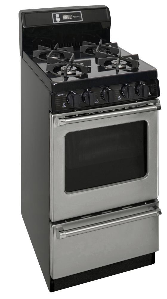 PREMIER P20S3502P 20 in. Freestanding Gas Range in Stainless Steel