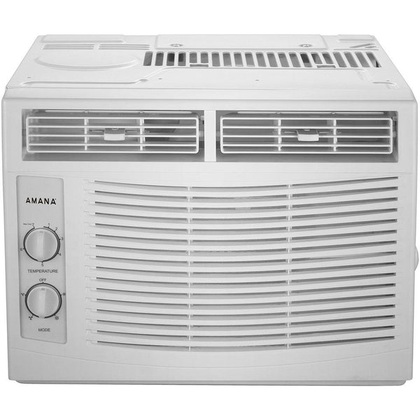 AMANA AMAP050BW 5,000 BTU 115V Window-Mounted Air Conditioner with Mechanical Controls - AMAP050BW