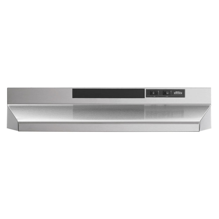 BROAN F403004 30-Inch Convertible Under-Cabinet Range Hood, 230 Max Blower CFM, Stainless Steel