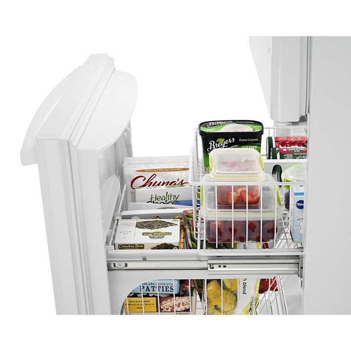 AMANA ABB1924BRW 29-inch Wide Bottom-Freezer Refrigerator with EasyFreezer TM Pull-Out Drawer - 18 cu. ft. Capacity