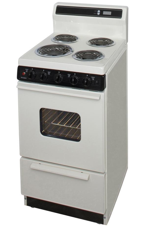 PREMIER EAK220TP 20 in. Freestanding Electric Range in Biscuit