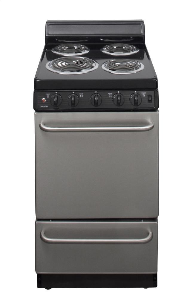 PREMIER EAK600BP 20 in. Freestanding Electric Range in Stainless Steel