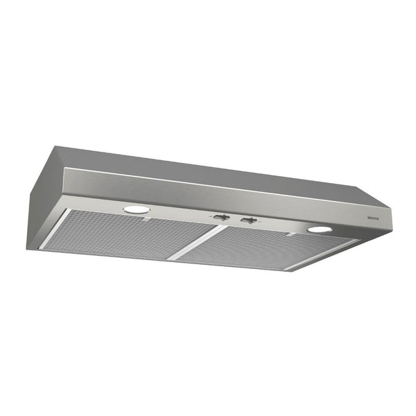 BROAN BCSD124SS Glacier 24-Inch 300 Max Blower CFM 5 Sones Stainless Steel Range Hood