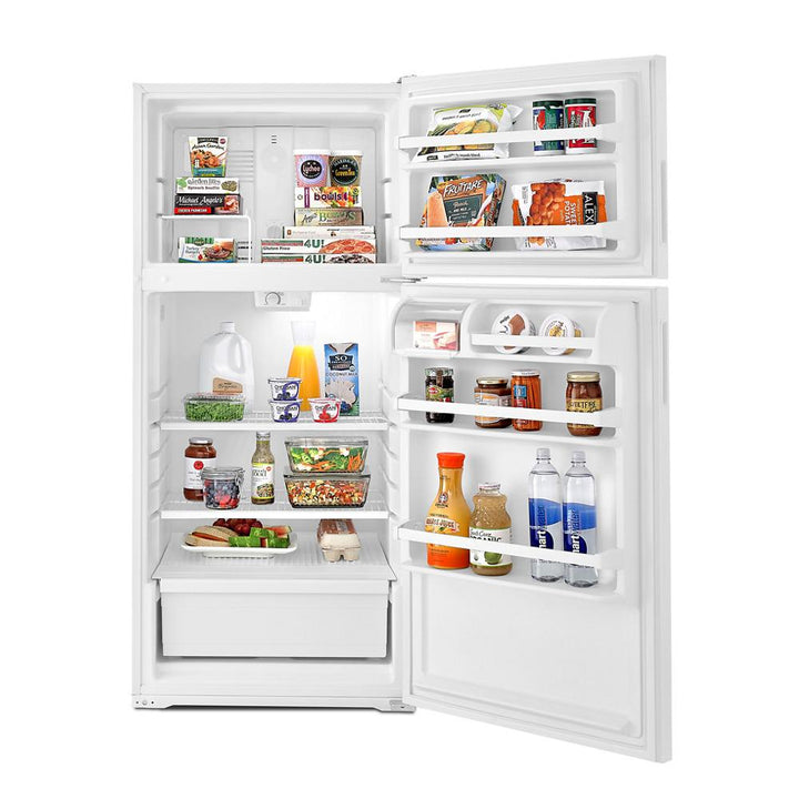 AMANA ART104TFDW 28-inch Top-Freezer Refrigerator with Dairy Bin