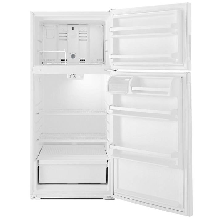 AMANA ART104TFDW 28-inch Top-Freezer Refrigerator with Dairy Bin