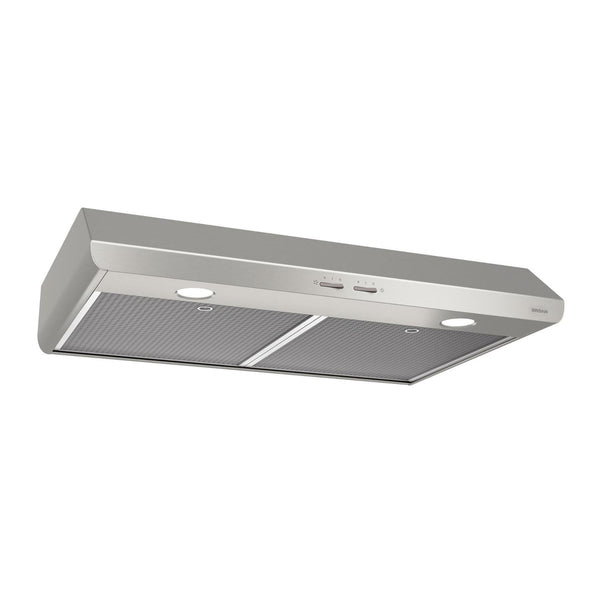 BROAN BKSH130SS Broan 30-Inch 300 Max Blower CFM 5.0 Sones Stainless Steel Range Hood