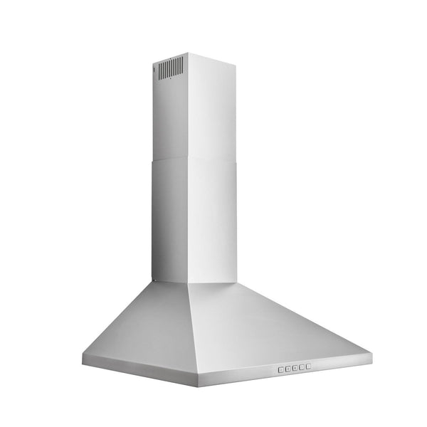 BROAN BWP2366SS 36-Inch Convertible Wall-Mount Pyramidal Chimney Range Hood, 630 MAX CFM, Stainless Steel