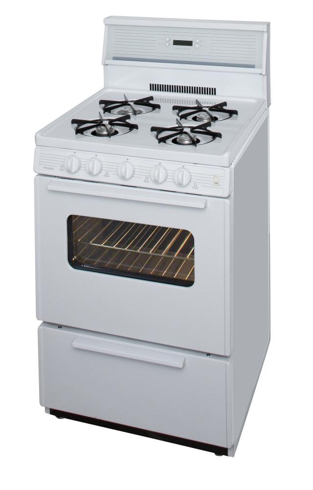 PREMIER SCK240OP 24 in. Freestanding Gas Range in White