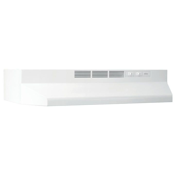 BROAN 413001 30-Inch Ductless Under-Cabinet Range Hood, White