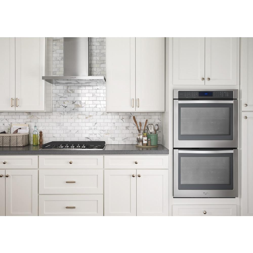 WHIRLPOOL WVW57UC0FS 30" Stainless Steel Wall Mount Flat Range Hood