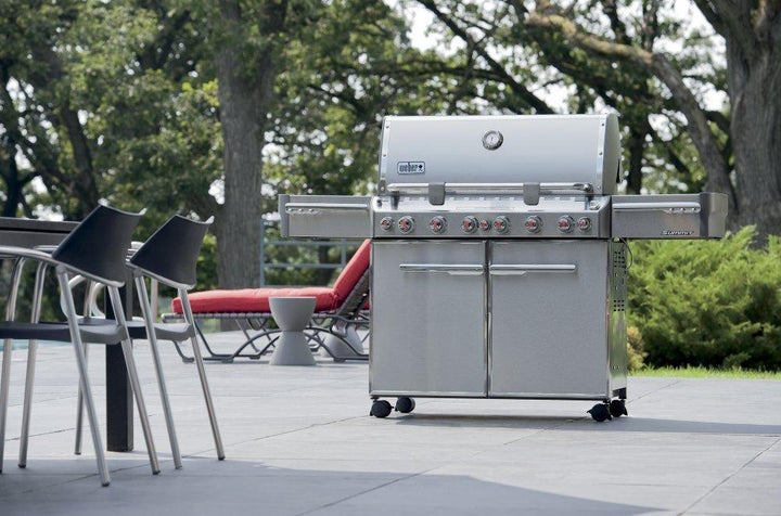 WEBER 7470001 SUMMIT R S-670 TM NATURAL GAS GRILL - STAINLESS STEEL