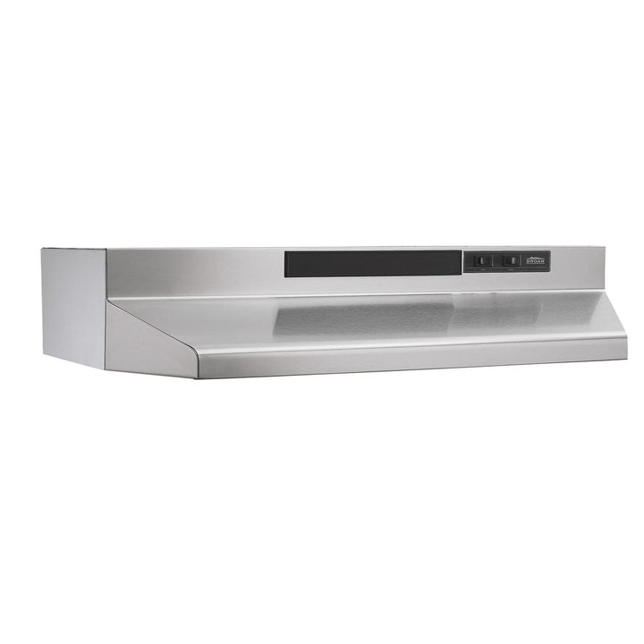 BROAN F403004 30-Inch Convertible Under-Cabinet Range Hood, 230 Max Blower CFM, Stainless Steel